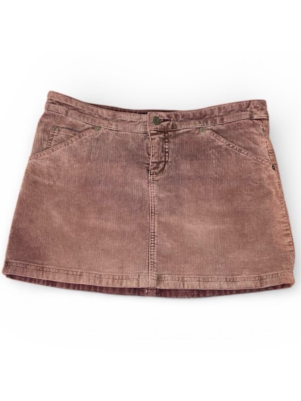 Vintage Y2K Guess Jeans Pink Corduroy Mini Skirt